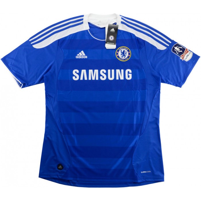 Camiseta Chelsea Replica Primera Ropa Retro 2011 2012 Azul